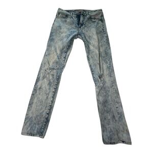 American Eagle Outfitters 360 Extreme Flex Slim Acid Wash Distressed‎ Jeans